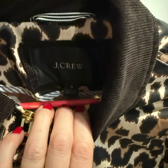 J. Crew Barn Jacket Leopard Print - Picture 2 of 11